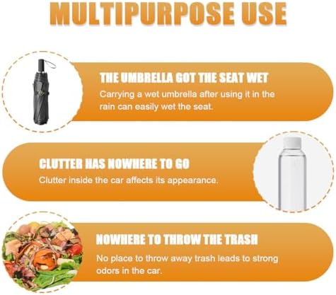 Car Umbrella Storage Bucket, Waterproof & Leakproof Auto Front & Back Seat Door - Image 4