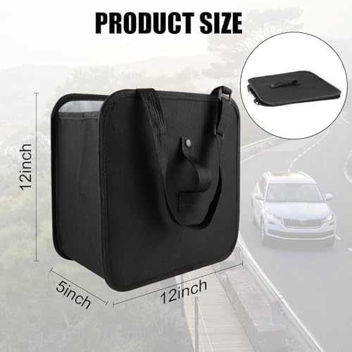 Amiss Foldable Car Trash Can, Collapsible Garbage Bag - Image 2