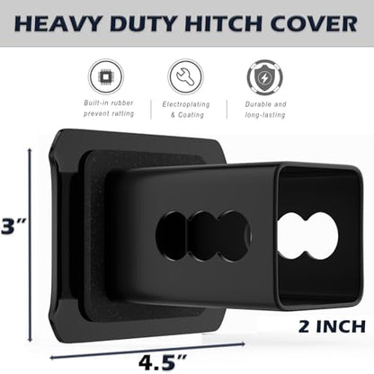 Compass Logo Hitch Cover for 2 Inch Receivers - Image 3