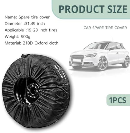 1 PC Car Tire Protector, Car Spare Tire Cover, Spare Tire Storage Bag, Universal - Image 2