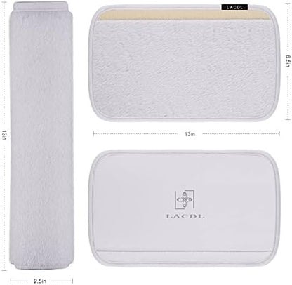 LACDL Extra Long Seatbelt Cover Super Soft Furry - Image 6
