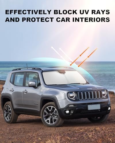 Foldable Front Windshield Sunshade fit - Image 5