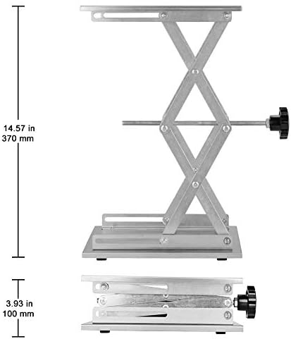 stonylab 9.8 x 9.8 inch Lab Scissors Jack, 250 x 250 mm Stainless Steel - Image 4