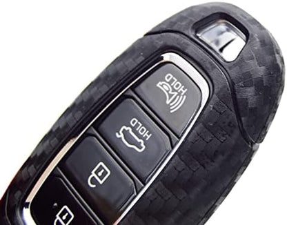 Zorratin Carbon Silicone Key Fob Cover + Keychain - Image 5
