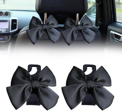 2 PCS Car Seat Headrest Hooks, Cute Bow Purse Hook Hanger by Unknown