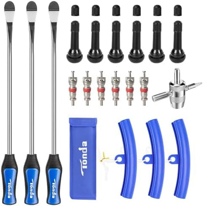 TONDA Tire Spoons, Motorcycle Tire Changing Kit, 14.5 in Tire Levers by TONDA