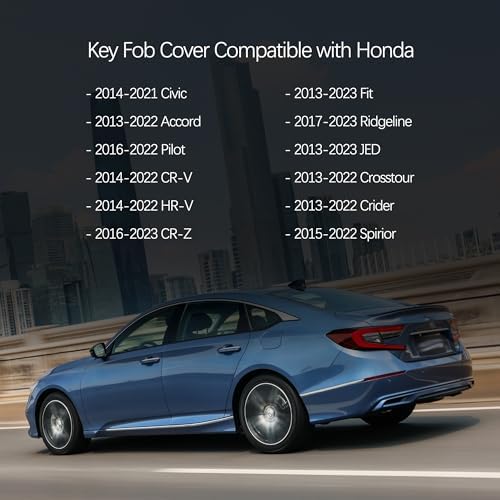 Car Key Fob Cover with Key Chain, 5 Buttons Key Fob Protector Compatible with - Image 7