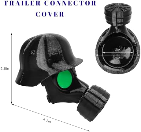 Trailer Hitch Cover, Funny Towing Hitch Ball Cover Dust Cap - Image 2