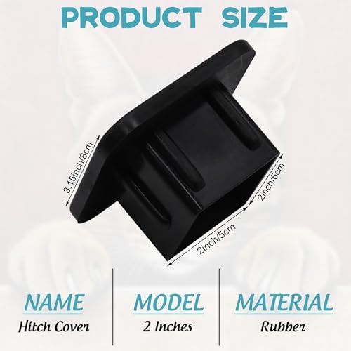 Hitch Receiver Cover 2" Cute Tabby Cat Peeking Over a Ledge Trailer Hitch Cover - Image 2