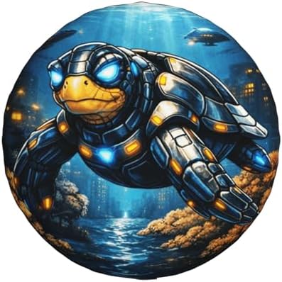 Sea Turtle Spare Tire Cover Weatherproof Wheel Protectors Universal Wheel Covers - Image 2