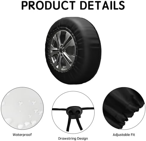 Custom Spare Tire Cover Design Your Photo Text Business Logo 15 Inch - Image 4