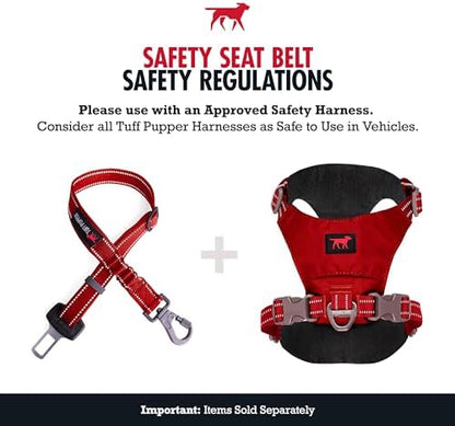 Tuff Pupper Dog Seat Belt | Adjustable Length Dog Seatbelt Restraint | - Image 2