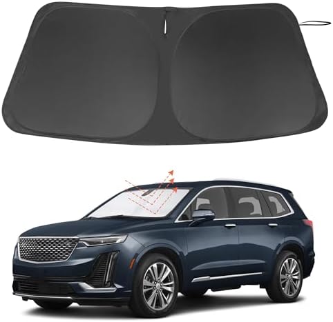Windshield Sun Shade for 2020-2025 Cadillac XT6 Accessories by LHFLIVE