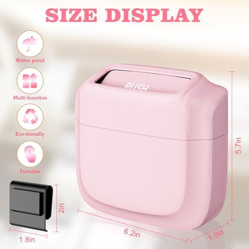 2 Pack Car Trash Can with Lid, Built-in Storage Garbage Bag - Image 7