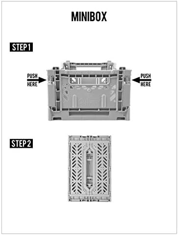 2 x AY-KASA Collapsible Storage Bin Container Basket Tote, Folding Basket Crate - Image 5
