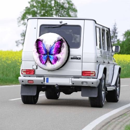 Butterfly Spare Tire Cover for RV Trailer Watercolor Animal Bird Magical Fatasy - Image 5