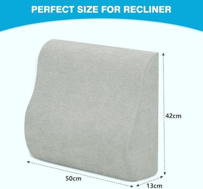 Lumbar Support Pillow for Recliner & Back Pillow for Couch, Dual Layer Memory - Image 5