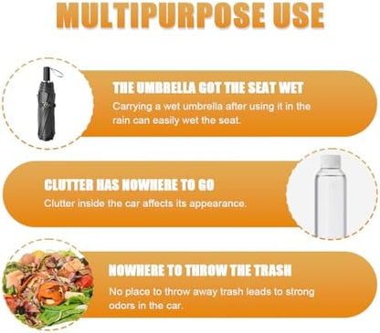 Car Umbrella Storage Bucket, Waterproof & Leakproof Auto Front Back Seat Door - Image 4