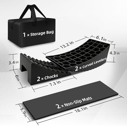 ROBLOCK RV Leveling Blocks Up to G.V.W 35000 LBS, Camper Leveling Blocks - Image 2