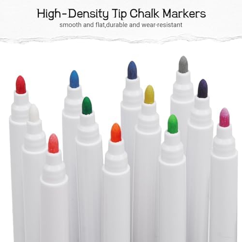 24 PCS Pink Liquid Chalk Markers, Fine Tip Neon Erasable Pens - Image 3