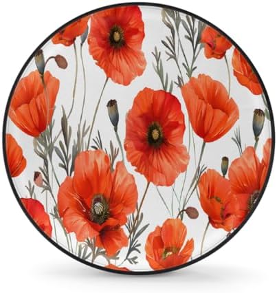 Spare Tire Cover for RV Trailer, Camper Spare Tire Covers Fit for Jeep Travel by cfpolar
