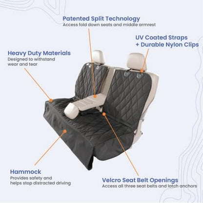 4Knines Dog Rear Seat Cover for Fold Down Seats - Image 3