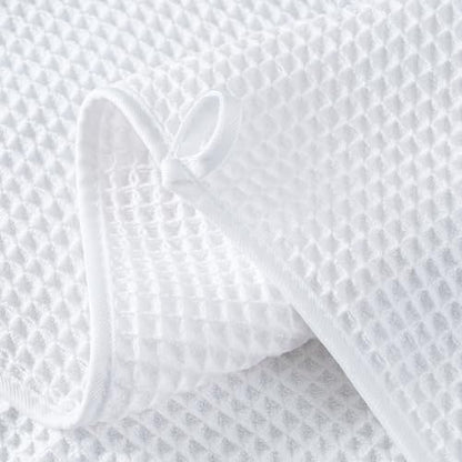 Microfiber Waffle Face Towels, 2 Pieces, Fast Drying, Lint Free 430 GSM - Image 3