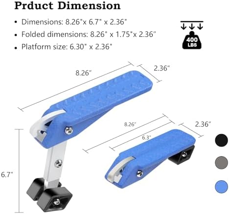 COWVIE Foldable Car Door Step Stand Pedal - Image 2