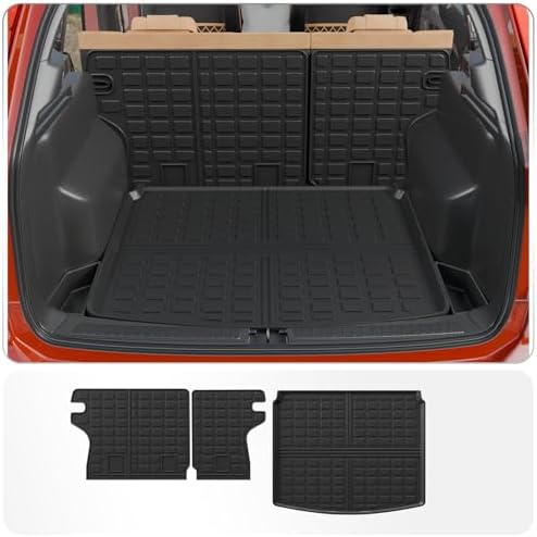 Cargo Mat & Backrest Mats for 2017-2025 2026 Jeep Compass by Thinzyou