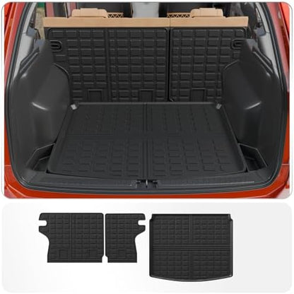 Cargo Mat & Backrest Mats for 2017-2025 2026 Jeep Compass by Thinzyou