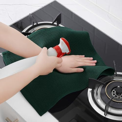 Homaxy 100% Cotton Waffle Weave Kitchen Dish Towels 12-Pack - Image 5