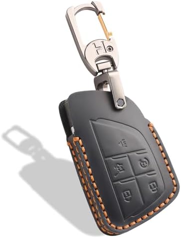 Leather Key Fob Cover, Compatible by Aoocar