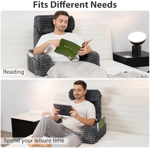 ENITYA 24" XXL Back Pillow for Bed Sitting Up - Image 5
