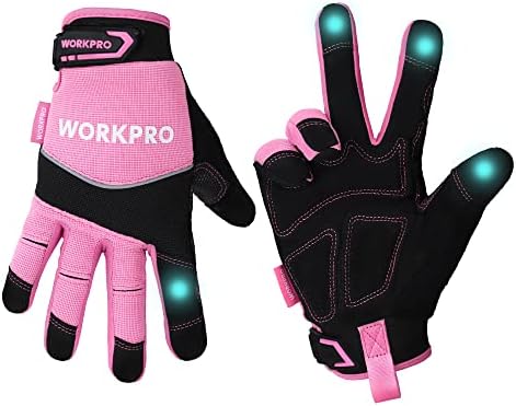 WORKPRO Safety Work Gloves, Mechanic Working Gloves by WORKPRO