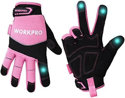 WORKPRO Safety Work Gloves, Mechanic Working Gloves by WORKPRO