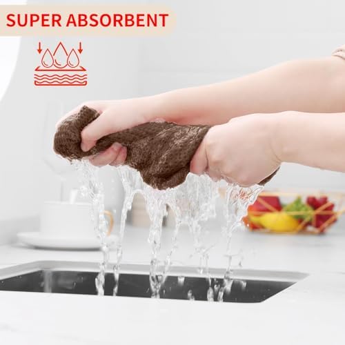 Homaxy 100% Cotton Waffle Weave Kitchen Dish Cloths 18-Pack - Image 3