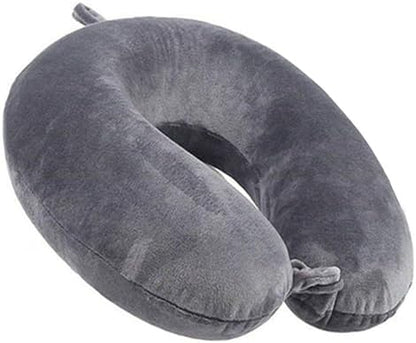 GDEOUP Travel Pillow 100% Pure Comfortable U Shape Memory Foam Pillows Neck and by GDEOUP