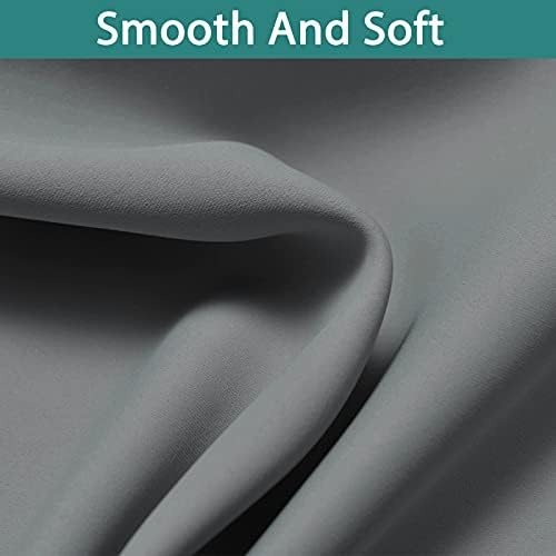 Yakamok Grey Blackout Curtains 84 Inches Long - Image 6