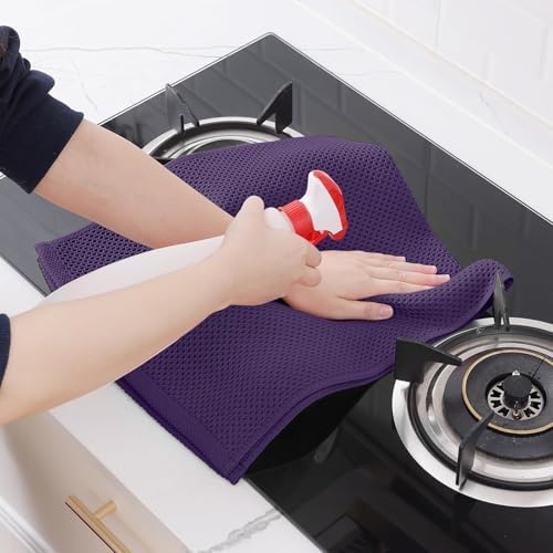 Homaxy 100% Cotton Waffle Weave Kitchen Dish Towels 18-Pack - Image 5