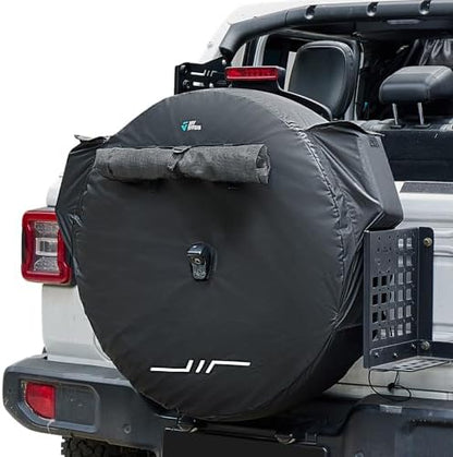 JOYTUTUS Spare Tire Cover with Camera Hole Compatible with 2007-2026 Wrangler by JoyTutus