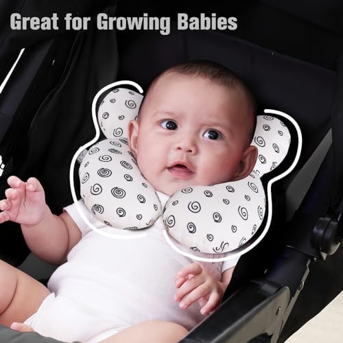 KAKIBLIN Baby Neck Pillow, Baby Head Support Pillow, Infant Neck Pillow - Image 4