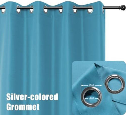 BONZER Outdoor Curtains for Patio Waterproof Thick Privacy Extra Wide - Image 2