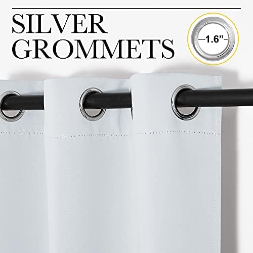 NICETOWN Room Darkening Curtains, 2 Panels, 34 by 84-inch - Image 3