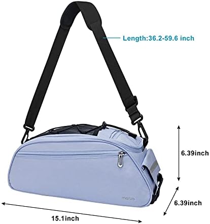 MOSISO Bike Rack Bag, Waterproof Bicycle Trunk Pannier Rear Seat Pouch - Image 6