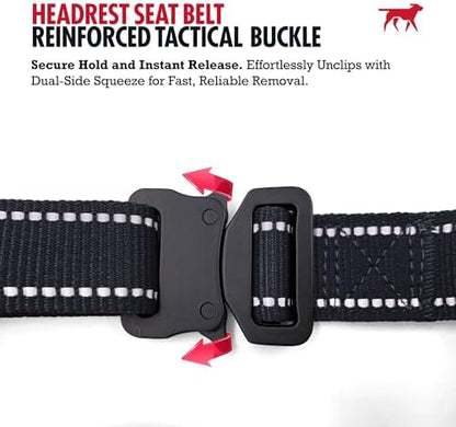 Tuff Pupper Dog Seat Belt for Car Headrest | Adjustable Length Dog Car Harness - Image 6
