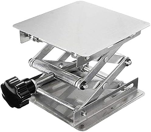 6" x 6" Stainless Steel Lab Jack Lift Stand Table Scissor Stand Platform - Image 5