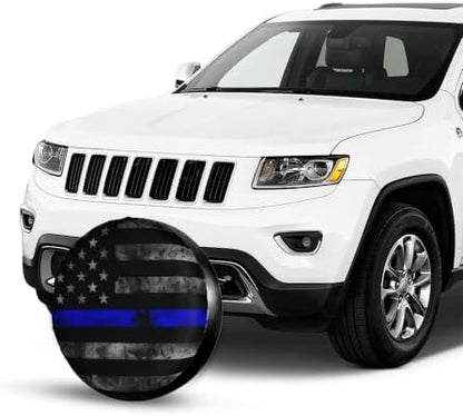 American Flag Spare Tire Cover, Universal Waterproof & Dustproof Wheel - Image 3