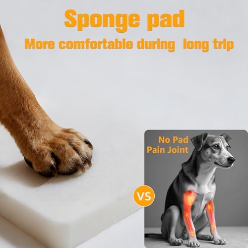 PETICON Dog Car Seat Cover for Back Seat, Hard Bottom Back Seat Extender - Image 2