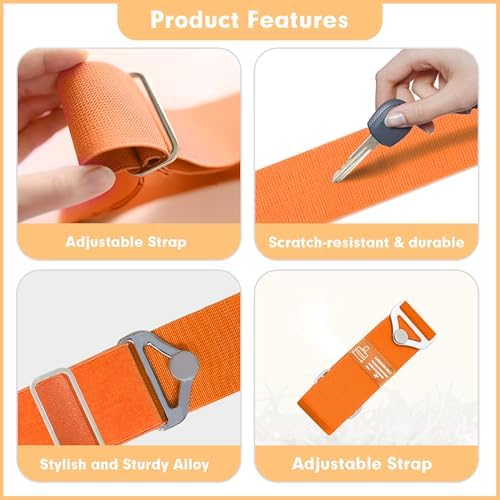 2-in-1 Travel Strap for Luggage Over Handle, Luggage Belt for Carry on Bag - Image 4