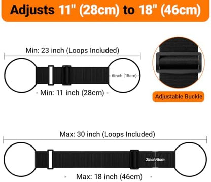 2 Pack Luggage Connector Straps–Add A Bag Hands-Free Suitcase Connector - Image 3